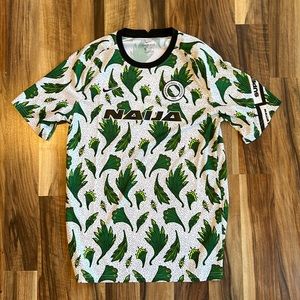 Nike Nigeria Football Pre Match Soccer Shirt Size M